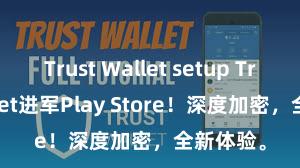 Trust Wallet setup Trust Wallet进军Play Store！深度加密，全新体验。